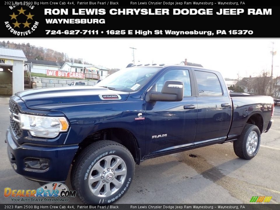 2023 Ram 2500 Big Horn Crew Cab 4x4 Patriot Blue Pearl / Black Photo #1