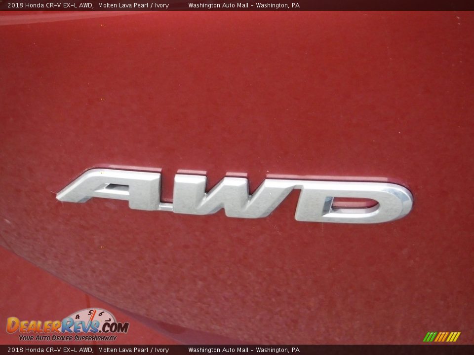 2018 Honda CR-V EX-L AWD Molten Lava Pearl / Ivory Photo #11