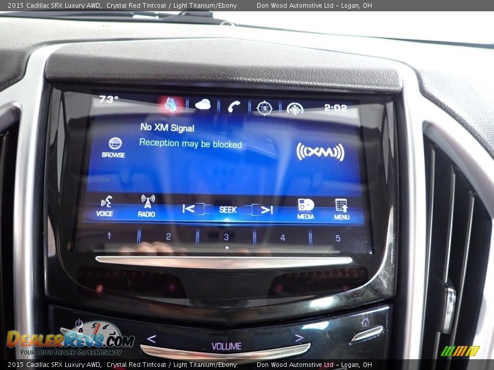 2015 Cadillac SRX Luxury AWD Crystal Red Tintcoat / Light Titanium/Ebony Photo #2