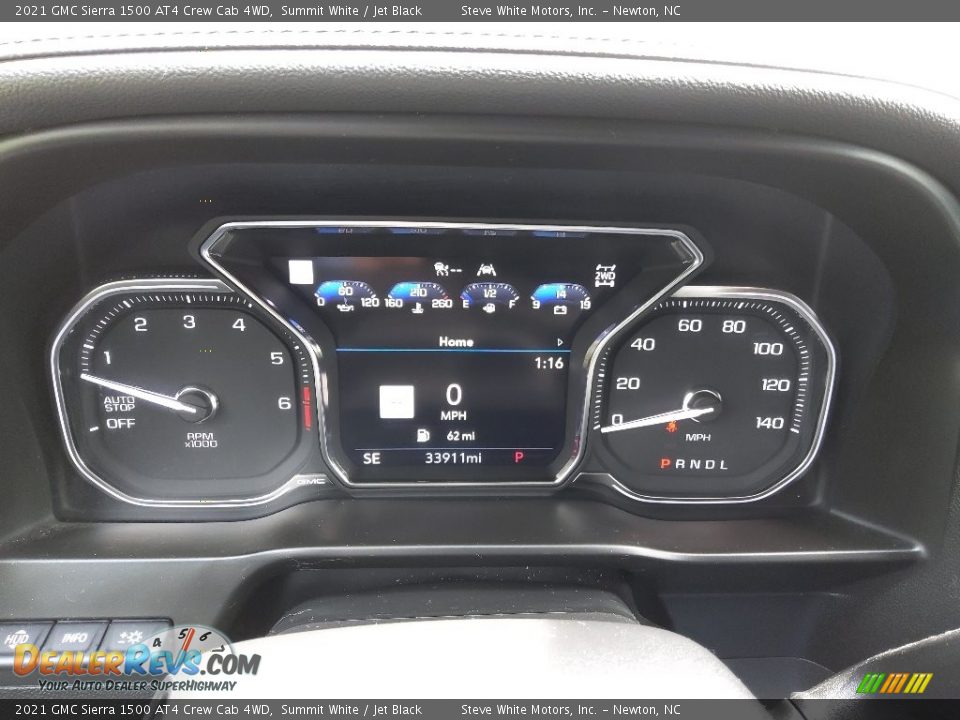 2021 GMC Sierra 1500 AT4 Crew Cab 4WD Gauges Photo #27