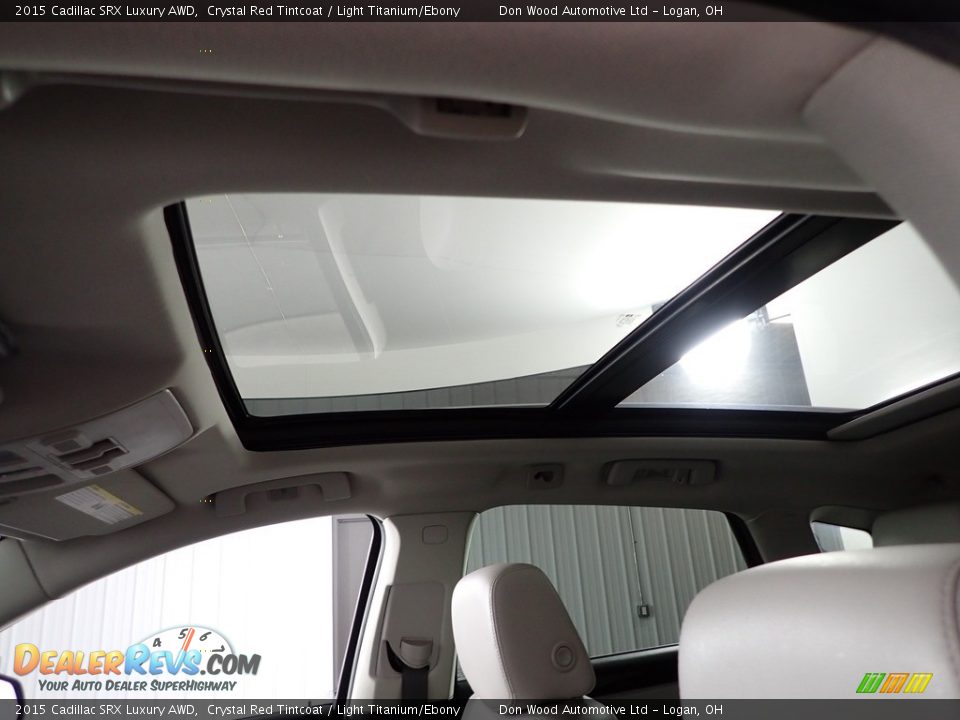 2015 Cadillac SRX Luxury AWD Crystal Red Tintcoat / Light Titanium/Ebony Photo #4