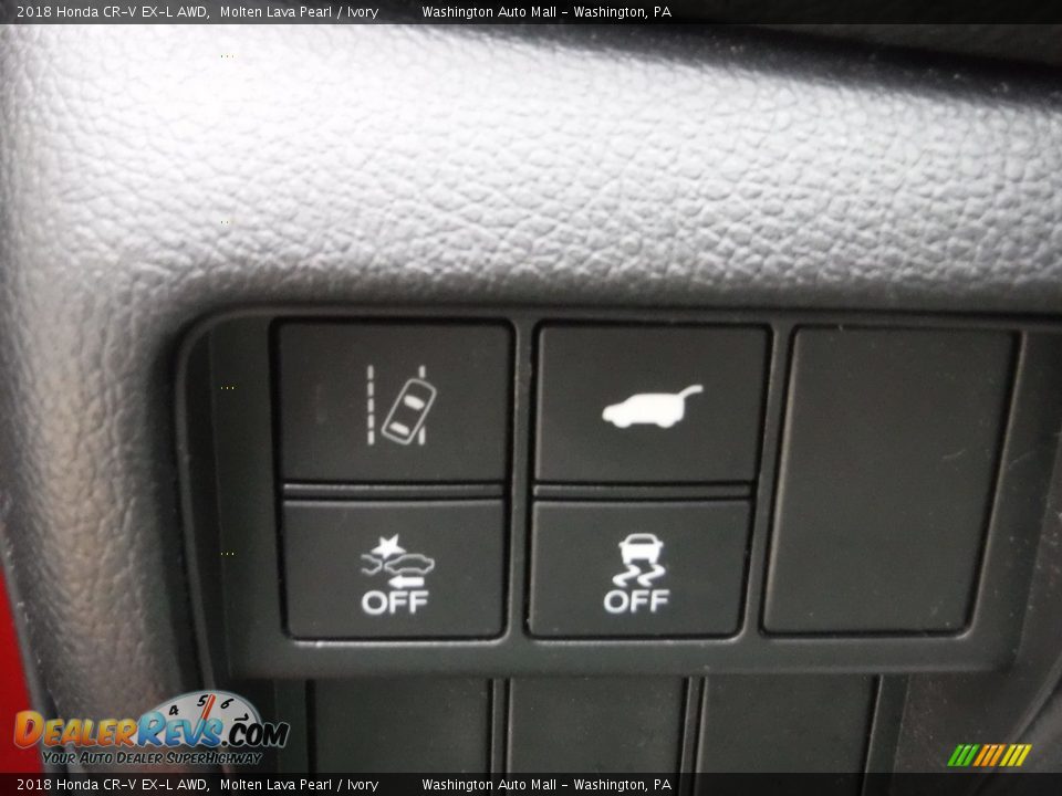 2018 Honda CR-V EX-L AWD Molten Lava Pearl / Ivory Photo #14