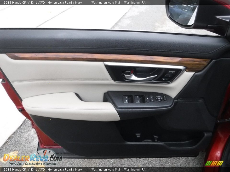2018 Honda CR-V EX-L AWD Molten Lava Pearl / Ivory Photo #15