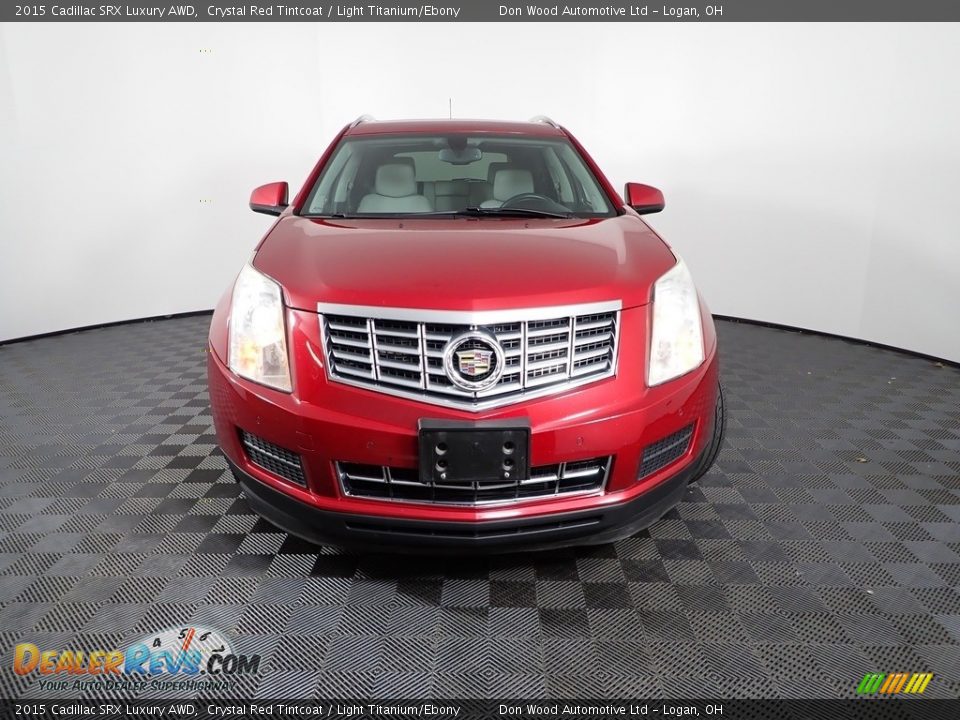 2015 Cadillac SRX Luxury AWD Crystal Red Tintcoat / Light Titanium/Ebony Photo #5