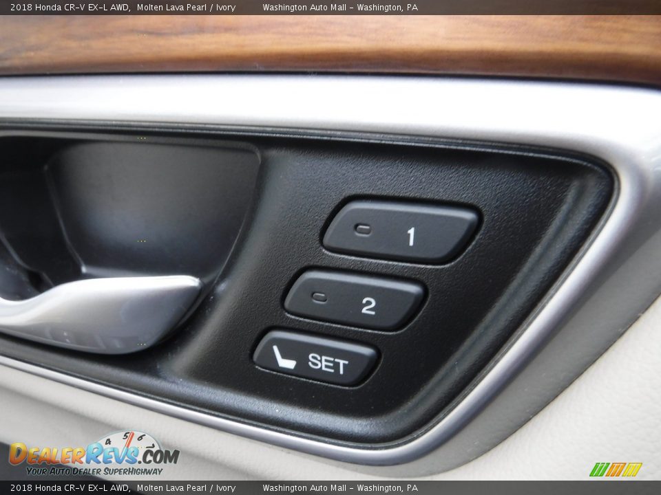 2018 Honda CR-V EX-L AWD Molten Lava Pearl / Ivory Photo #16