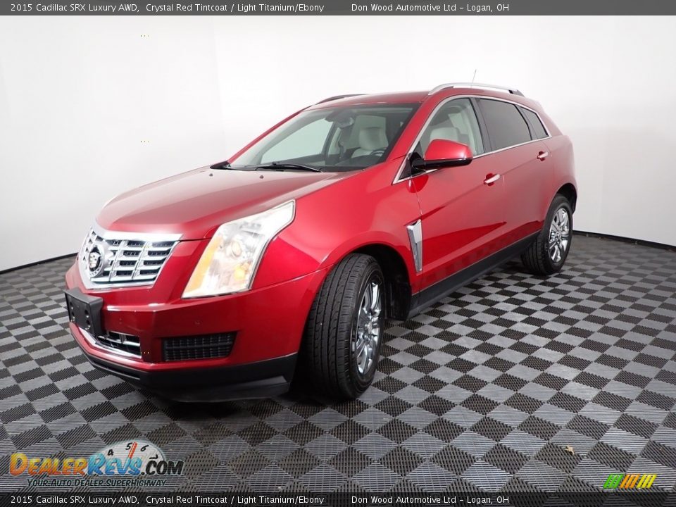 2015 Cadillac SRX Luxury AWD Crystal Red Tintcoat / Light Titanium/Ebony Photo #6