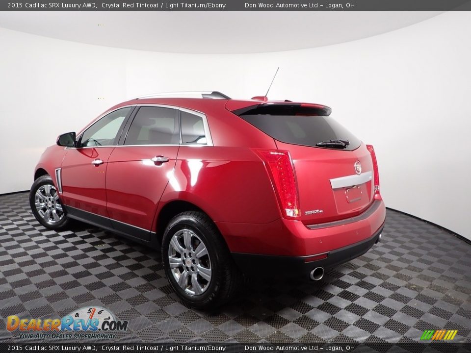 2015 Cadillac SRX Luxury AWD Crystal Red Tintcoat / Light Titanium/Ebony Photo #7