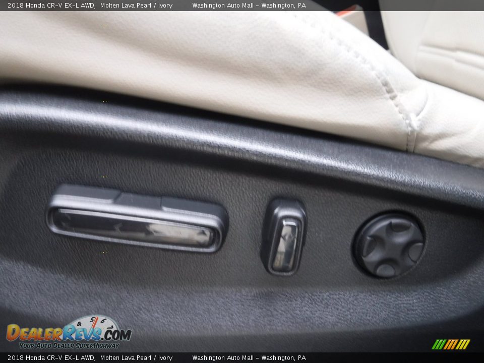 2018 Honda CR-V EX-L AWD Molten Lava Pearl / Ivory Photo #18