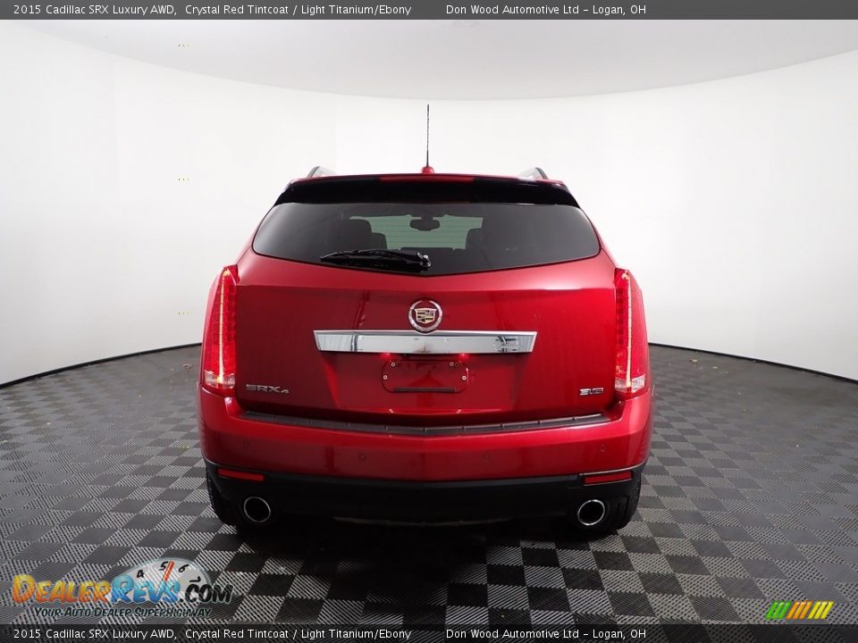 2015 Cadillac SRX Luxury AWD Crystal Red Tintcoat / Light Titanium/Ebony Photo #8
