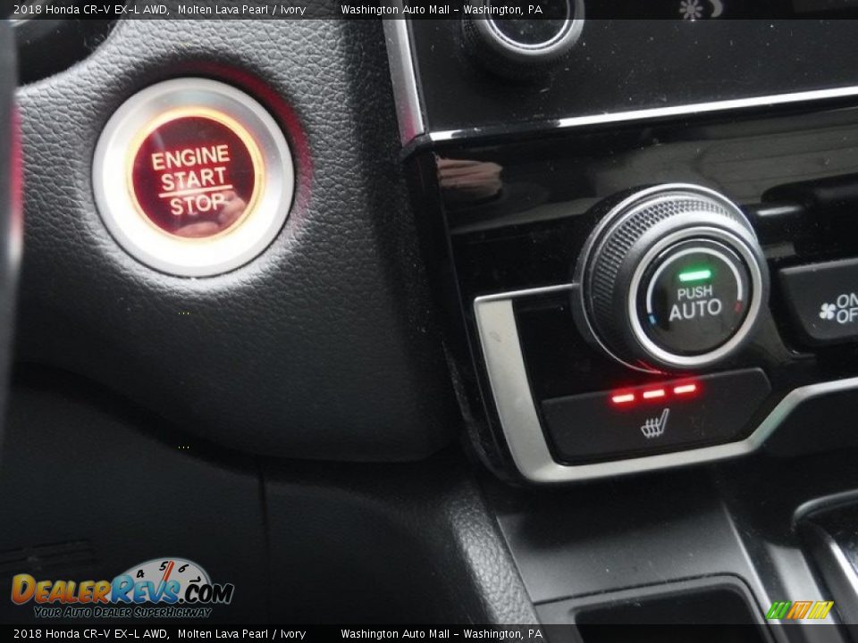 2018 Honda CR-V EX-L AWD Molten Lava Pearl / Ivory Photo #20
