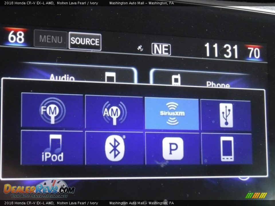 2018 Honda CR-V EX-L AWD Molten Lava Pearl / Ivory Photo #22
