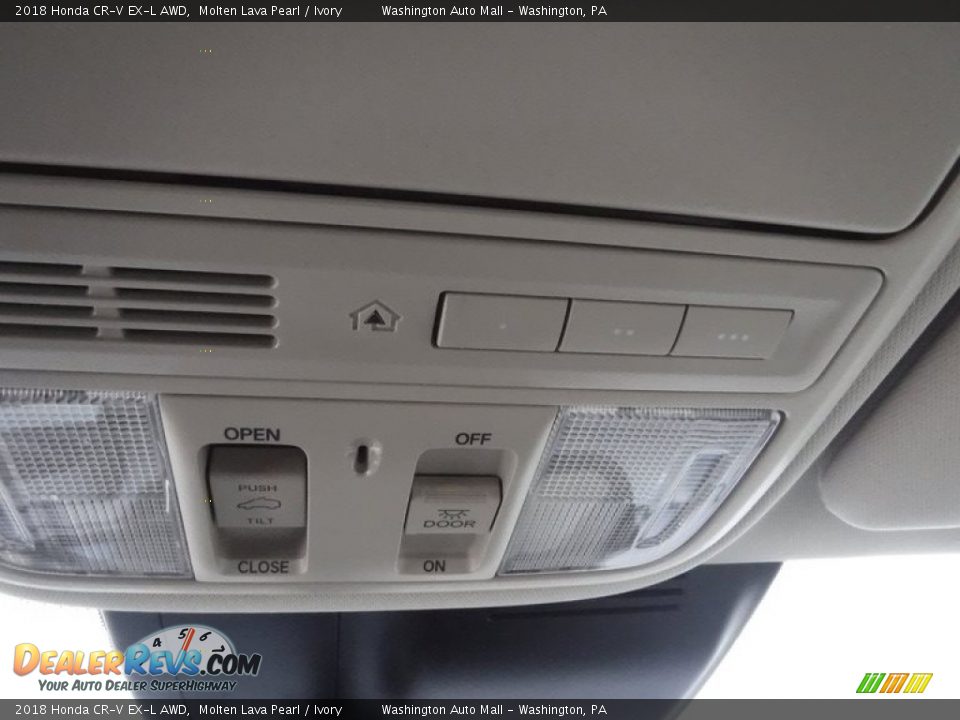 2018 Honda CR-V EX-L AWD Molten Lava Pearl / Ivory Photo #24