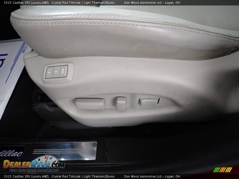 2015 Cadillac SRX Luxury AWD Crystal Red Tintcoat / Light Titanium/Ebony Photo #14
