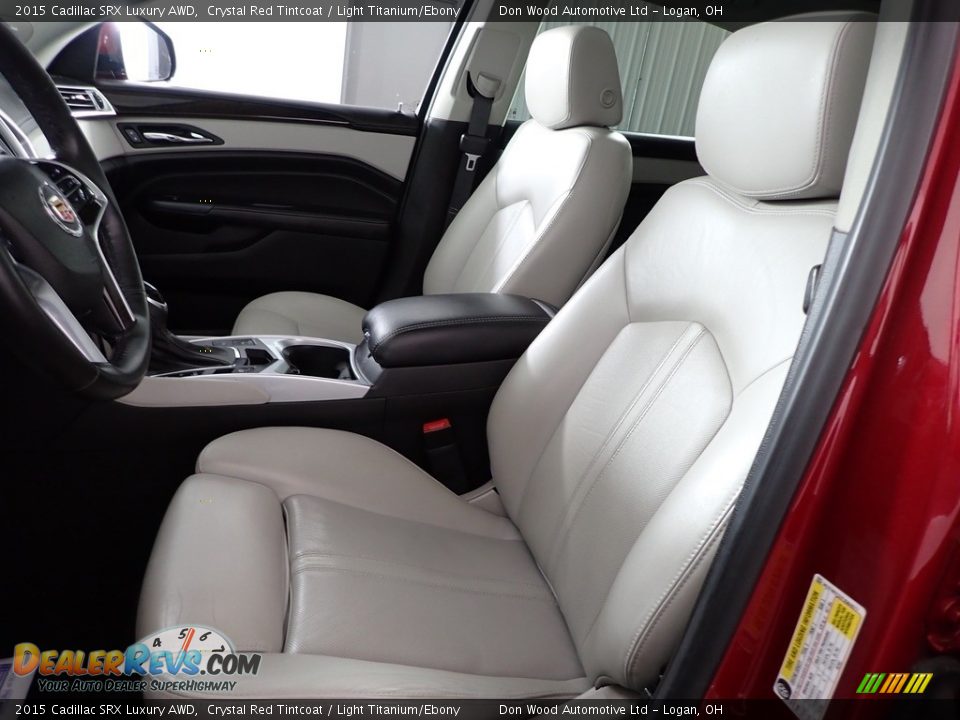 2015 Cadillac SRX Luxury AWD Crystal Red Tintcoat / Light Titanium/Ebony Photo #15
