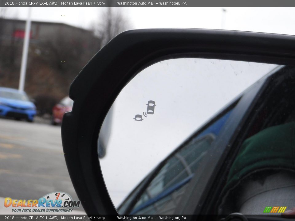2018 Honda CR-V EX-L AWD Molten Lava Pearl / Ivory Photo #26