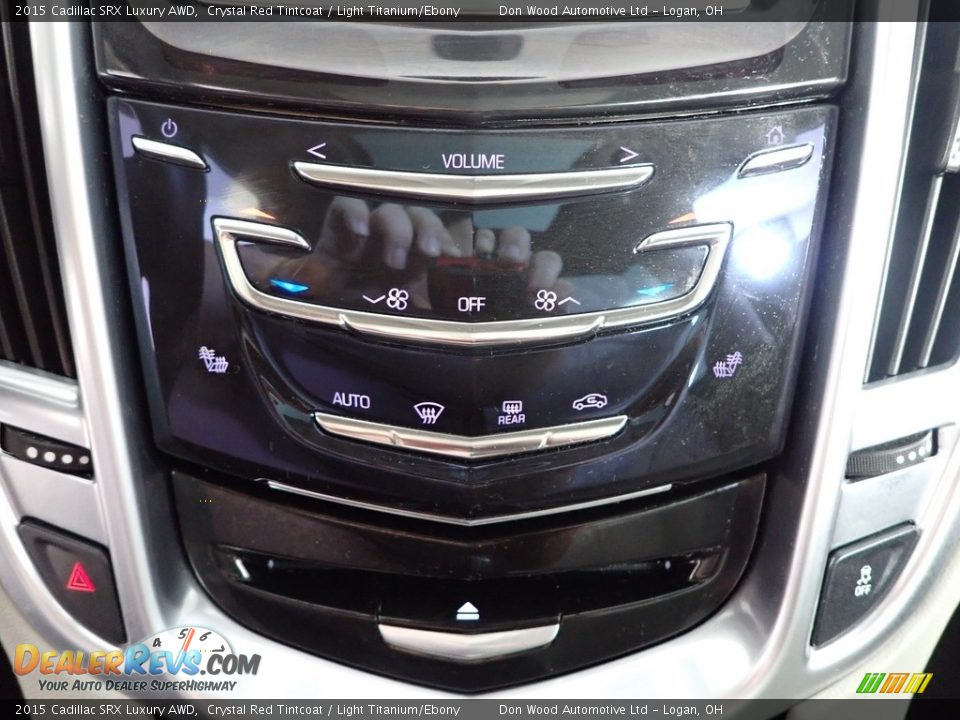 2015 Cadillac SRX Luxury AWD Crystal Red Tintcoat / Light Titanium/Ebony Photo #20
