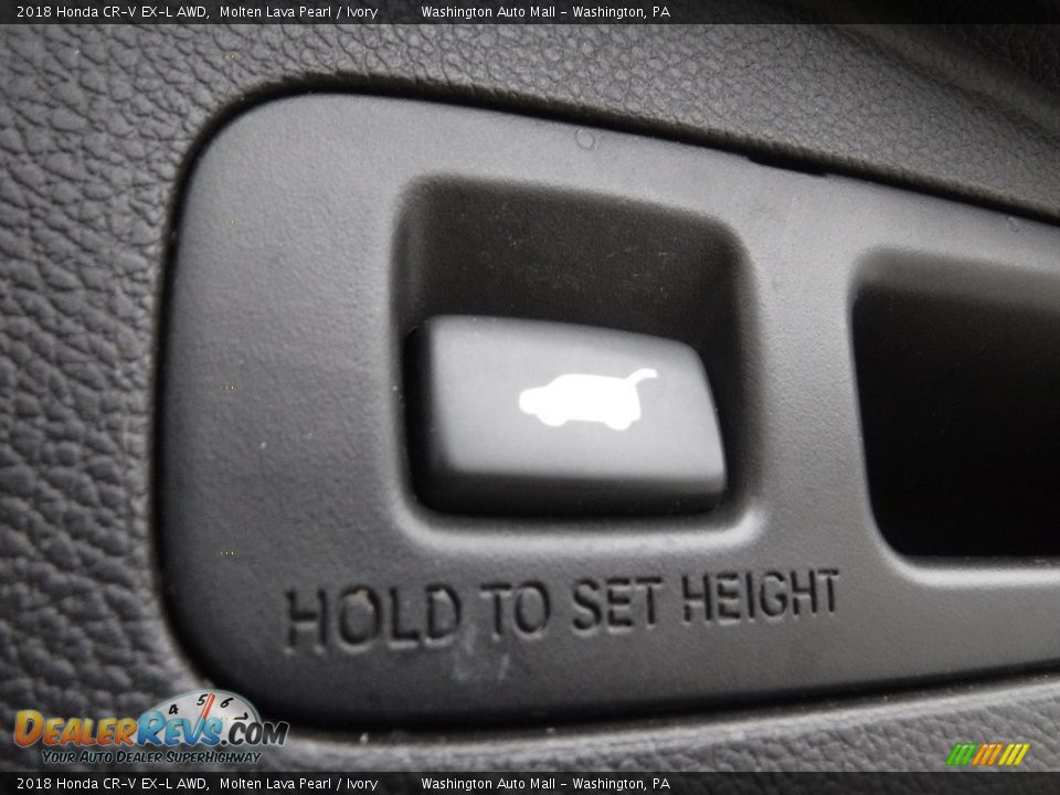 2018 Honda CR-V EX-L AWD Molten Lava Pearl / Ivory Photo #31
