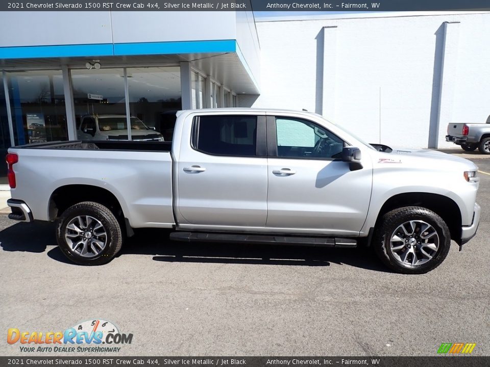 2021 Chevrolet Silverado 1500 RST Crew Cab 4x4 Silver Ice Metallic / Jet Black Photo #2