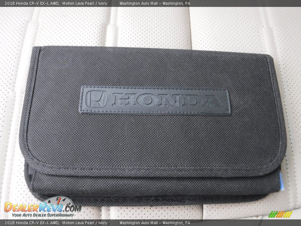 2018 Honda CR-V EX-L AWD Molten Lava Pearl / Ivory Photo #32