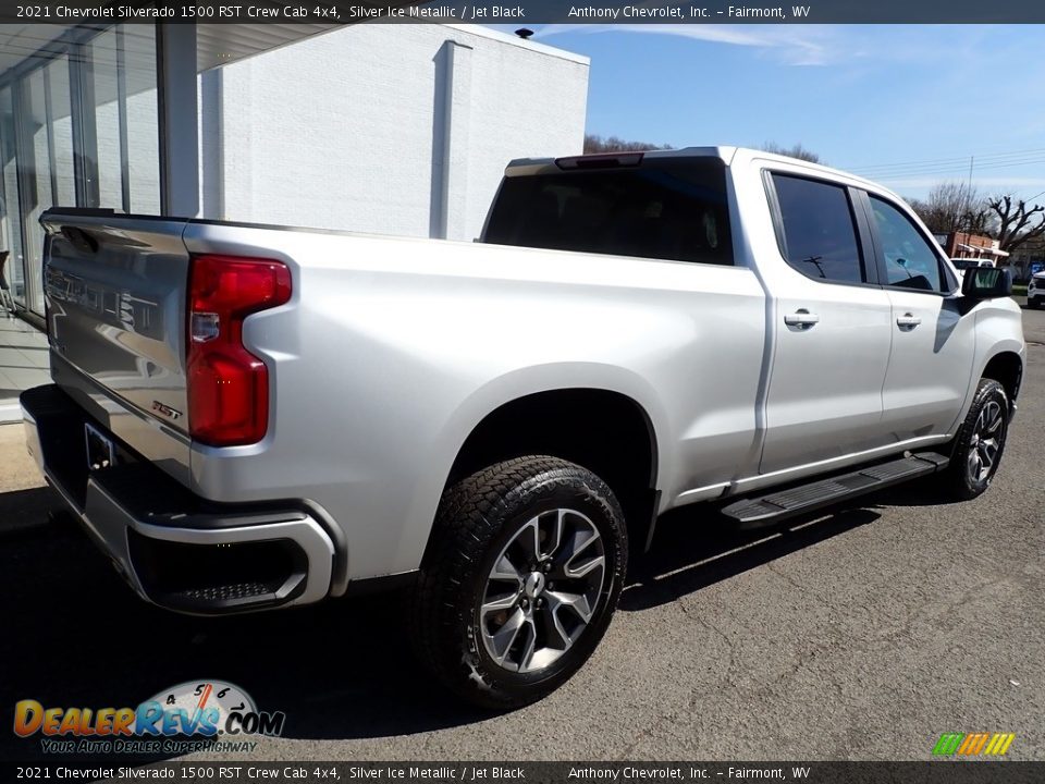 2021 Chevrolet Silverado 1500 RST Crew Cab 4x4 Silver Ice Metallic / Jet Black Photo #3