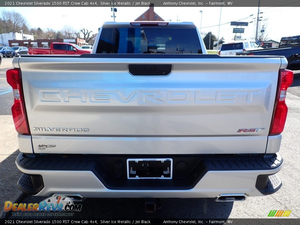 2021 Chevrolet Silverado 1500 RST Crew Cab 4x4 Silver Ice Metallic / Jet Black Photo #4
