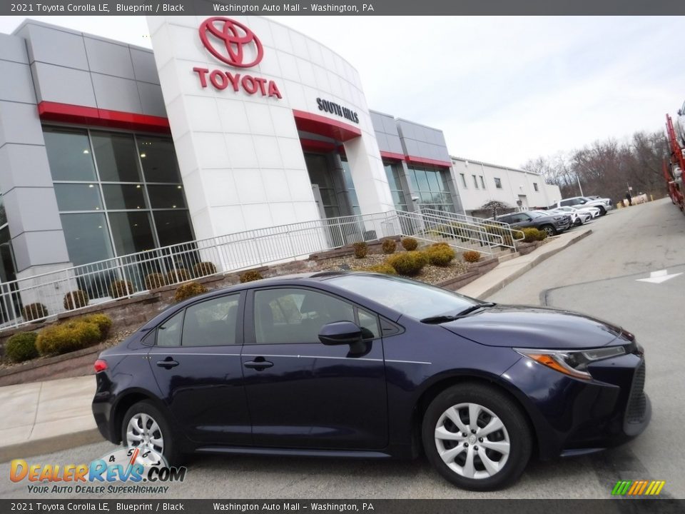 2021 Toyota Corolla LE Blueprint / Black Photo #2