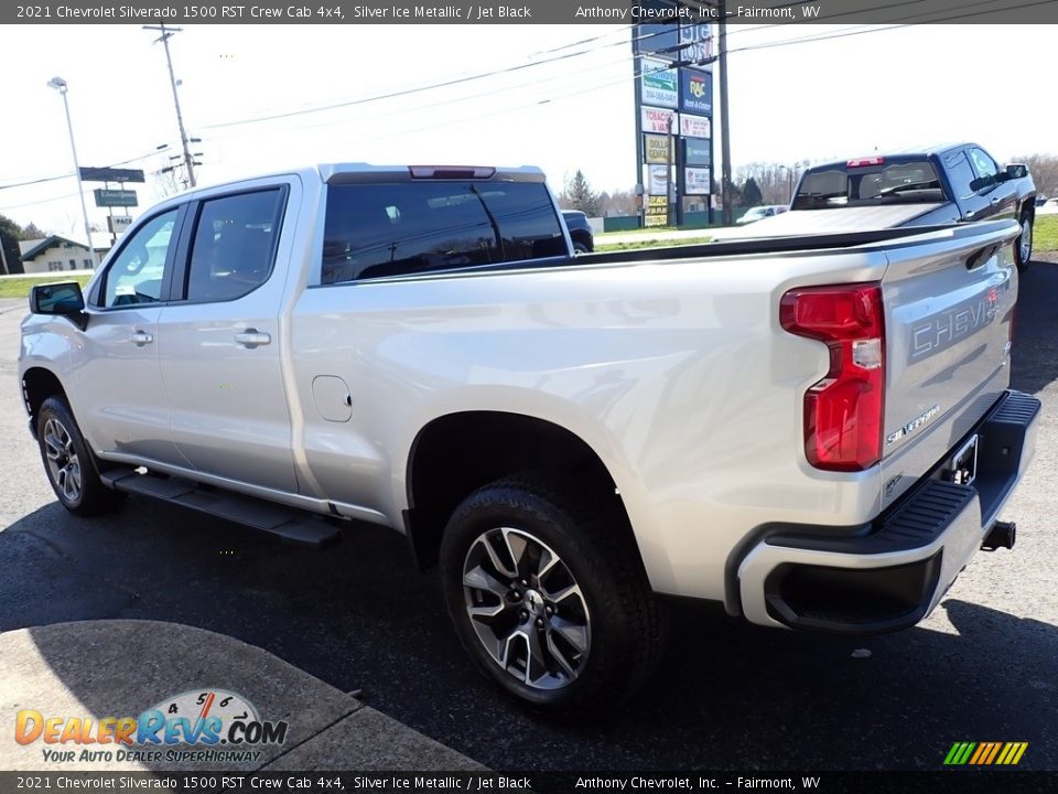 2021 Chevrolet Silverado 1500 RST Crew Cab 4x4 Silver Ice Metallic / Jet Black Photo #6