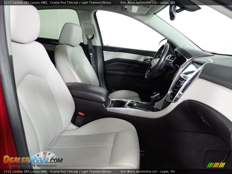 2015 Cadillac SRX Luxury AWD Crystal Red Tintcoat / Light Titanium/Ebony Photo #28
