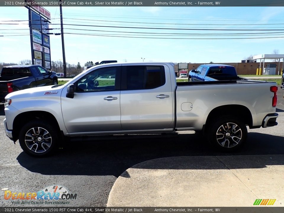 2021 Chevrolet Silverado 1500 RST Crew Cab 4x4 Silver Ice Metallic / Jet Black Photo #7