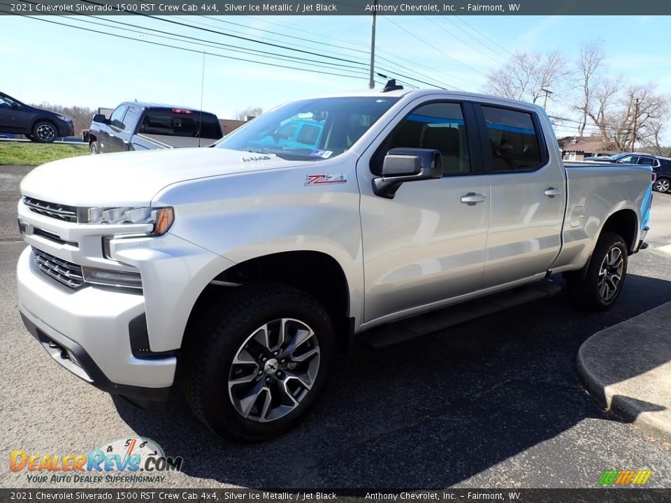 2021 Chevrolet Silverado 1500 RST Crew Cab 4x4 Silver Ice Metallic / Jet Black Photo #8