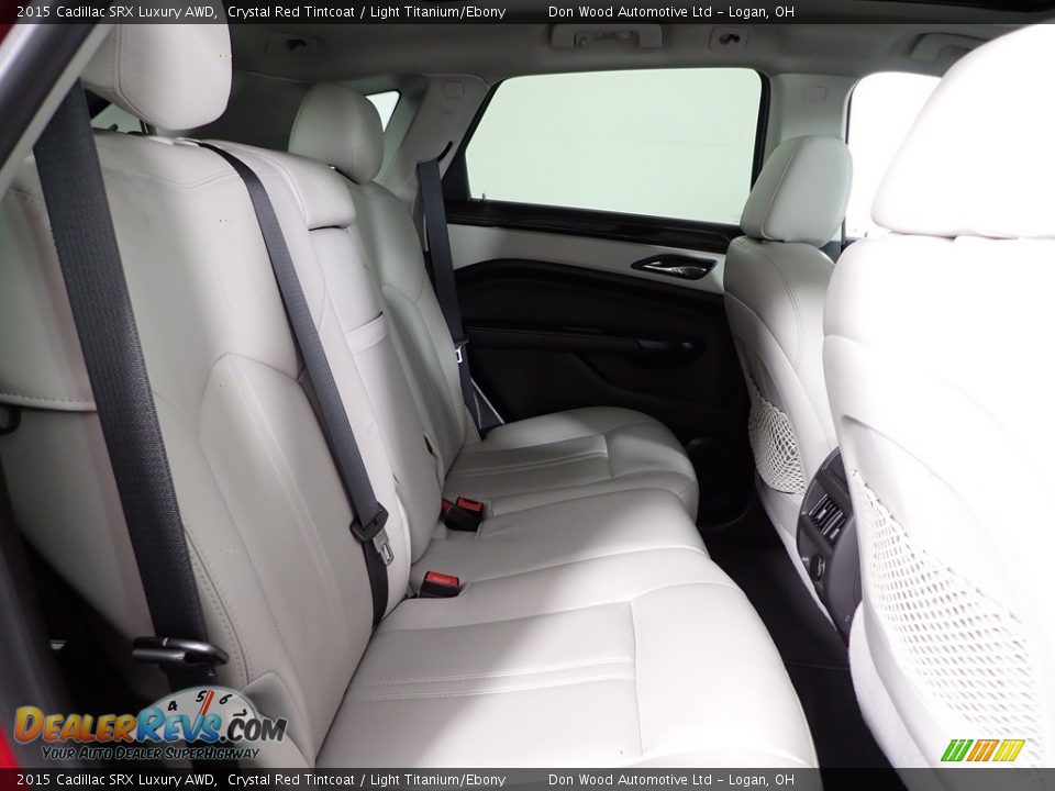 2015 Cadillac SRX Luxury AWD Crystal Red Tintcoat / Light Titanium/Ebony Photo #30