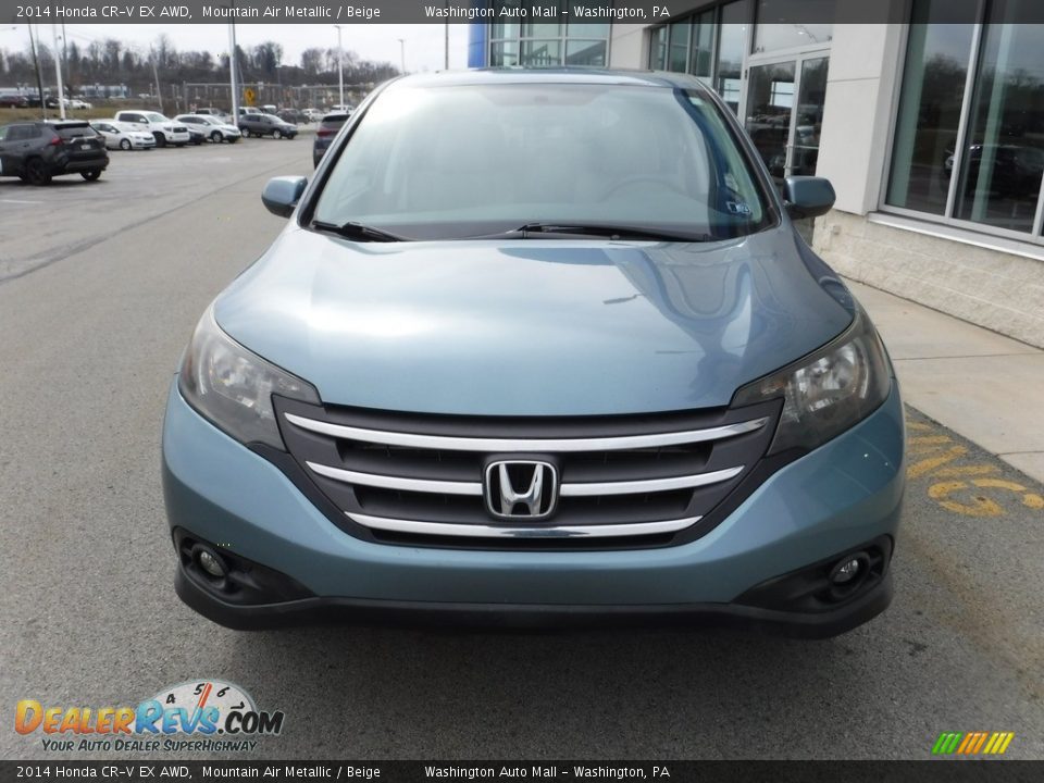 2014 Honda CR-V EX AWD Mountain Air Metallic / Beige Photo #5
