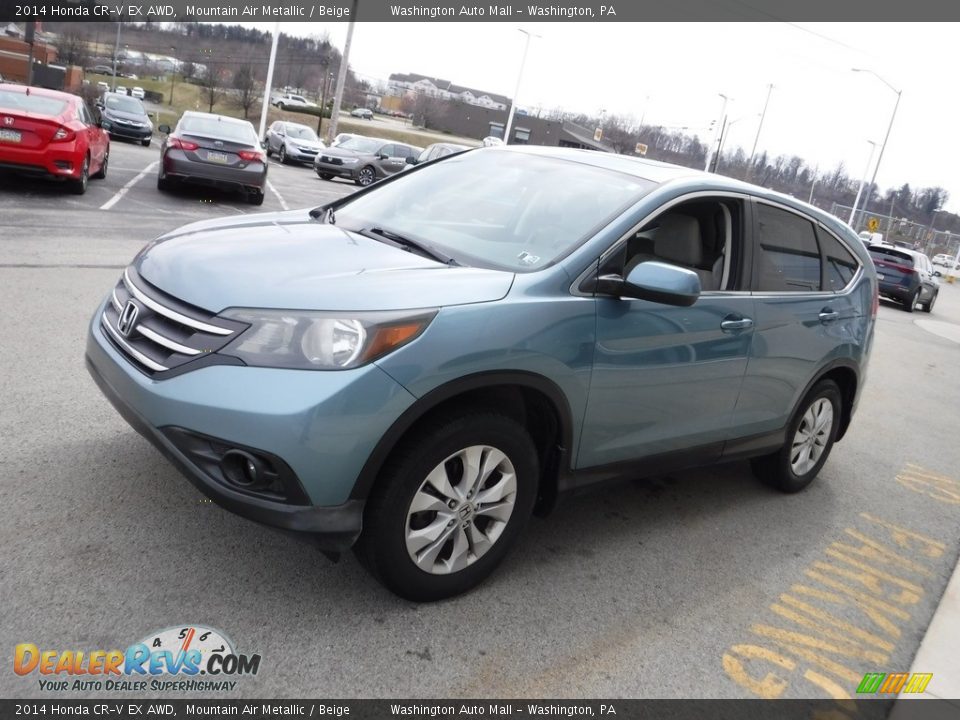2014 Honda CR-V EX AWD Mountain Air Metallic / Beige Photo #6