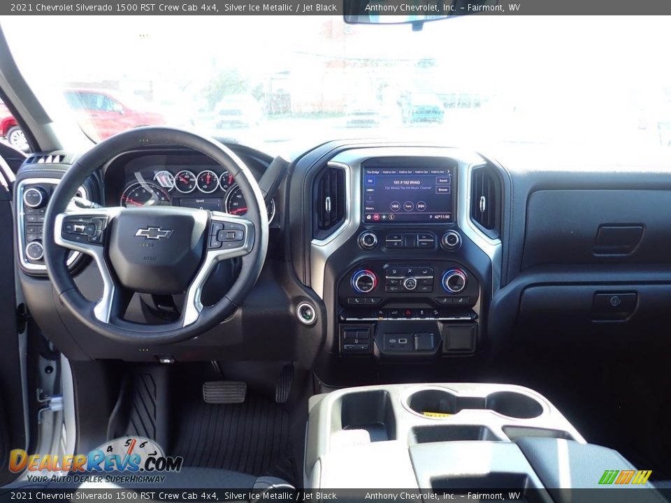 2021 Chevrolet Silverado 1500 RST Crew Cab 4x4 Silver Ice Metallic / Jet Black Photo #13