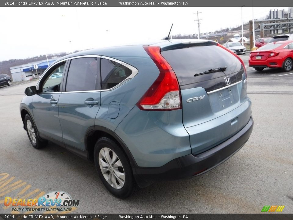 2014 Honda CR-V EX AWD Mountain Air Metallic / Beige Photo #8
