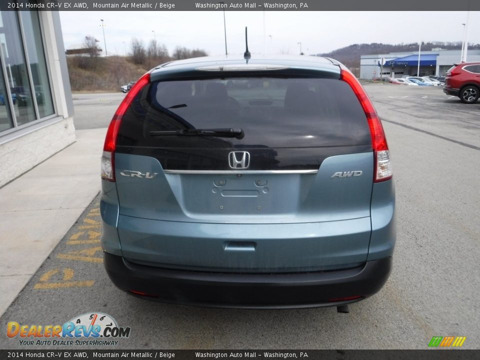 2014 Honda CR-V EX AWD Mountain Air Metallic / Beige Photo #9