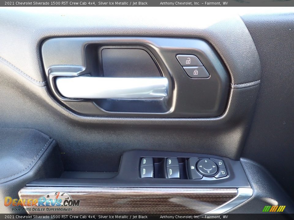 2021 Chevrolet Silverado 1500 RST Crew Cab 4x4 Silver Ice Metallic / Jet Black Photo #14