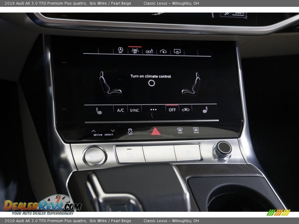 2019 Audi A6 3.0 TFSI Premium Plus quattro Ibis White / Pearl Beige Photo #15