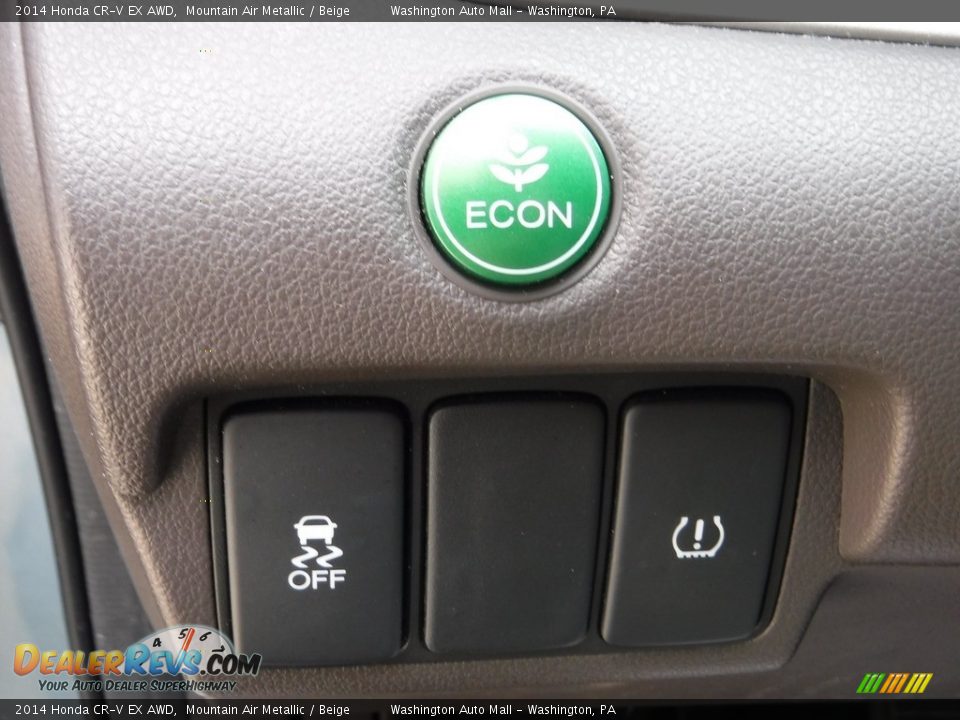 2014 Honda CR-V EX AWD Mountain Air Metallic / Beige Photo #14