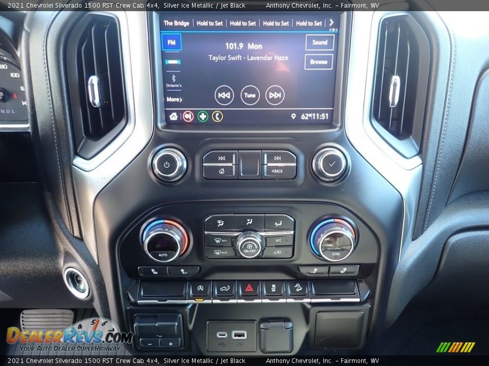 2021 Chevrolet Silverado 1500 RST Crew Cab 4x4 Silver Ice Metallic / Jet Black Photo #19