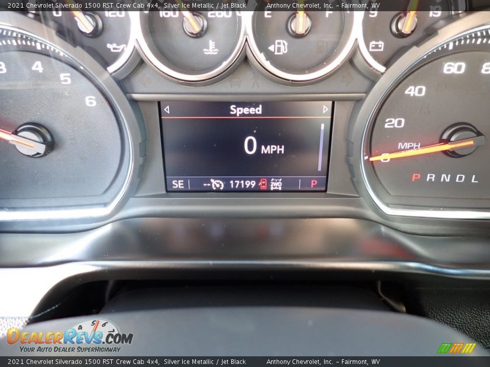 2021 Chevrolet Silverado 1500 RST Crew Cab 4x4 Silver Ice Metallic / Jet Black Photo #20