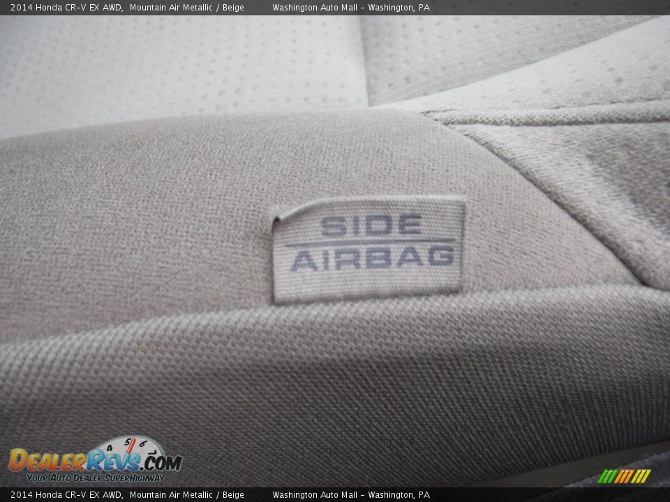 2014 Honda CR-V EX AWD Mountain Air Metallic / Beige Photo #17