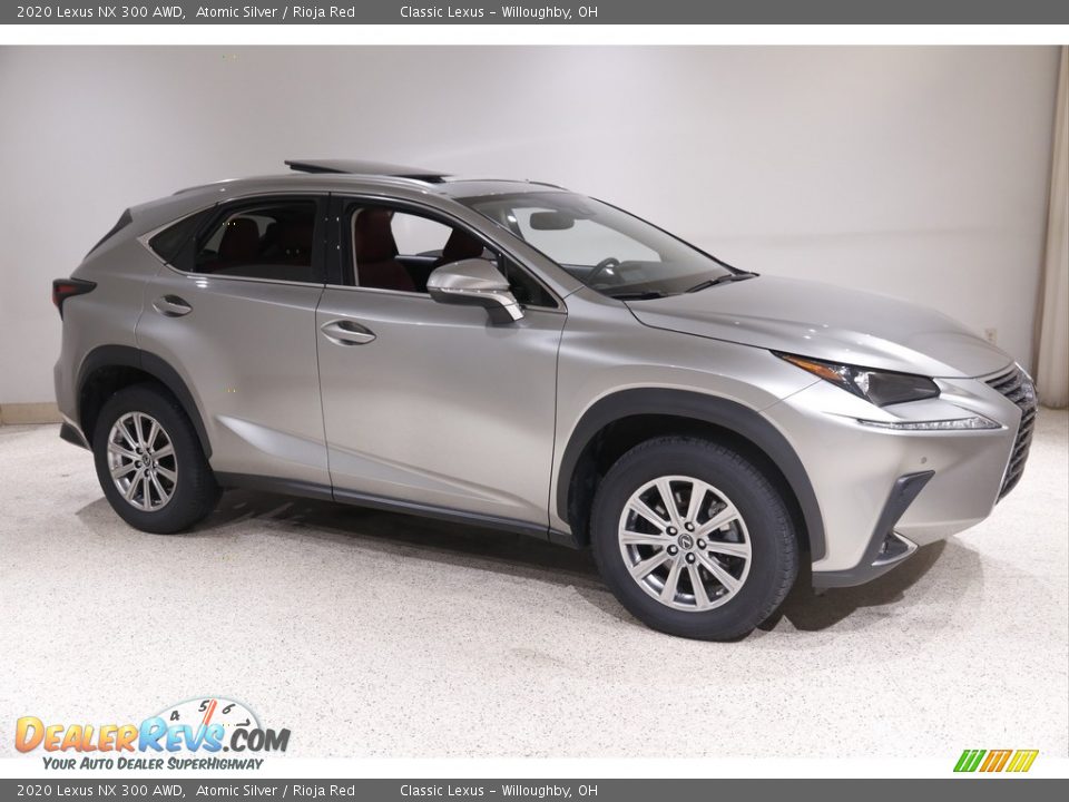 2020 Lexus NX 300 AWD Atomic Silver / Rioja Red Photo #1