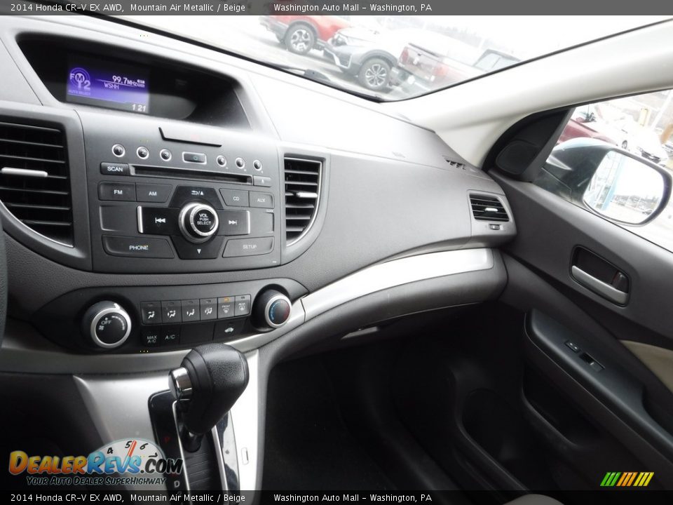 2014 Honda CR-V EX AWD Mountain Air Metallic / Beige Photo #18