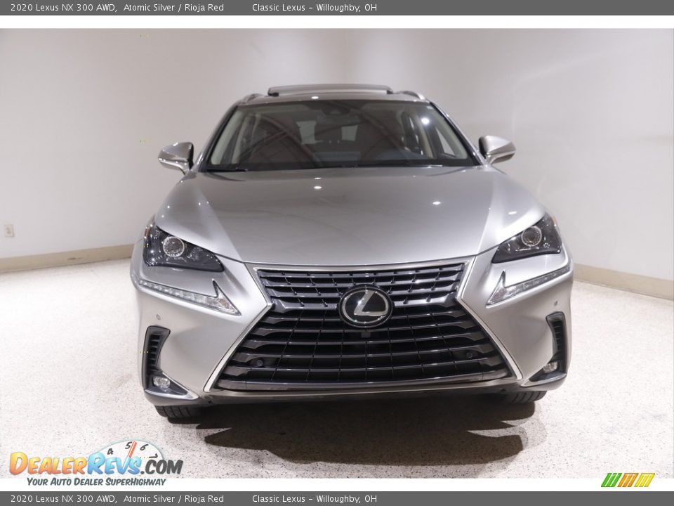 2020 Lexus NX 300 AWD Atomic Silver / Rioja Red Photo #2