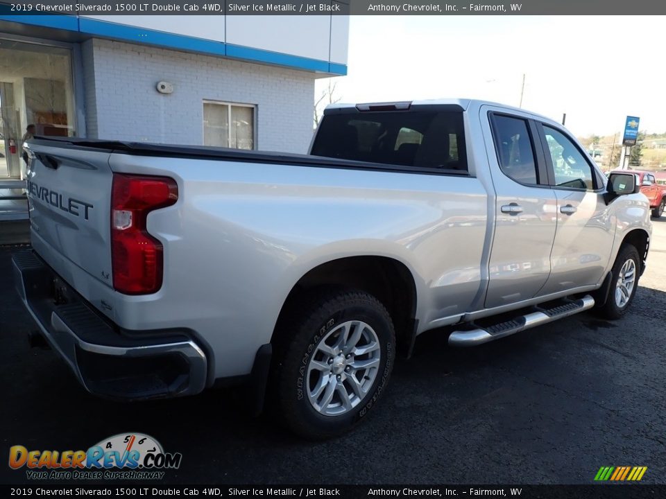 2019 Chevrolet Silverado 1500 LT Double Cab 4WD Silver Ice Metallic / Jet Black Photo #3