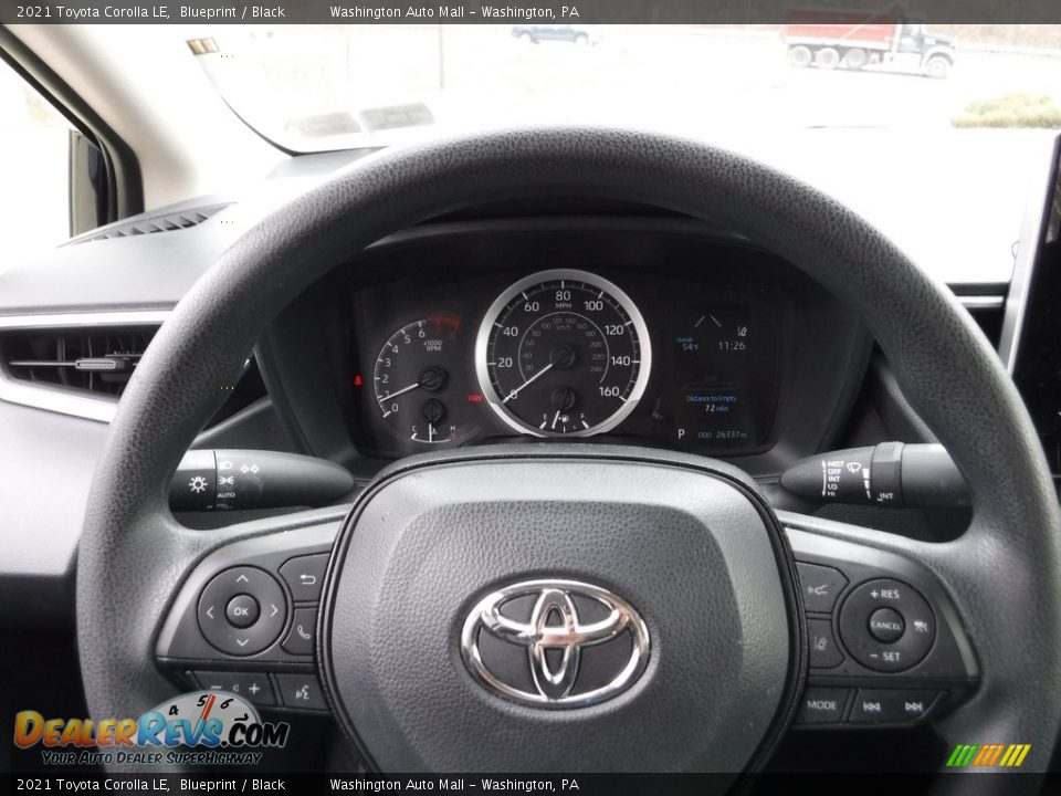 2021 Toyota Corolla LE Blueprint / Black Photo #24