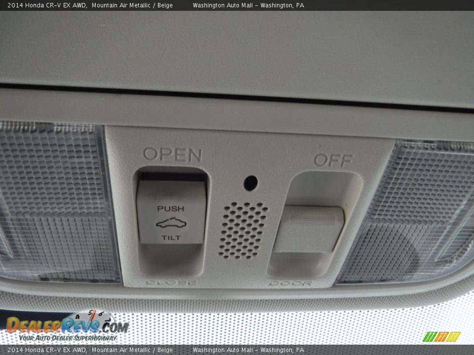 2014 Honda CR-V EX AWD Mountain Air Metallic / Beige Photo #22