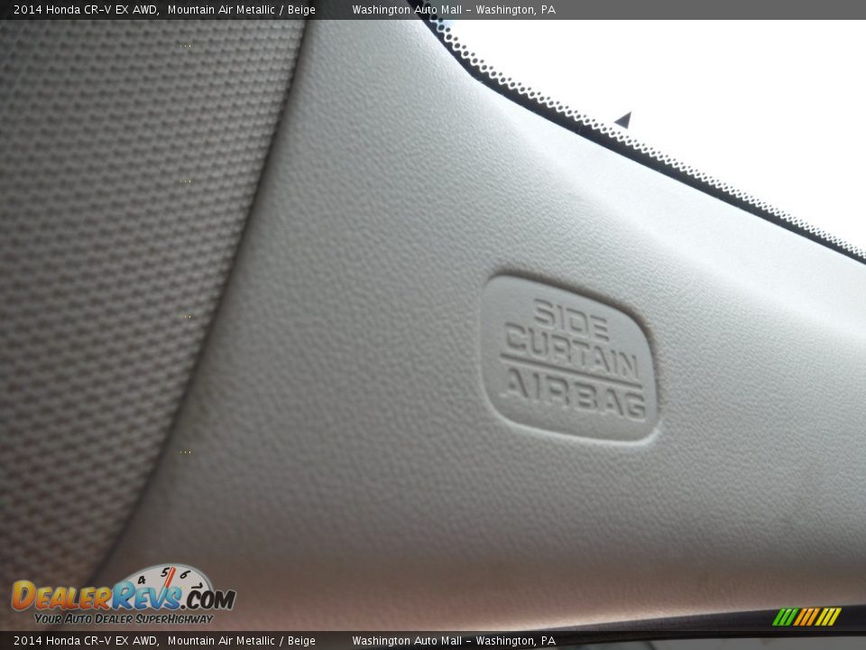 2014 Honda CR-V EX AWD Mountain Air Metallic / Beige Photo #24