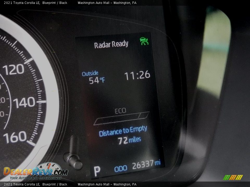 2021 Toyota Corolla LE Blueprint / Black Photo #30